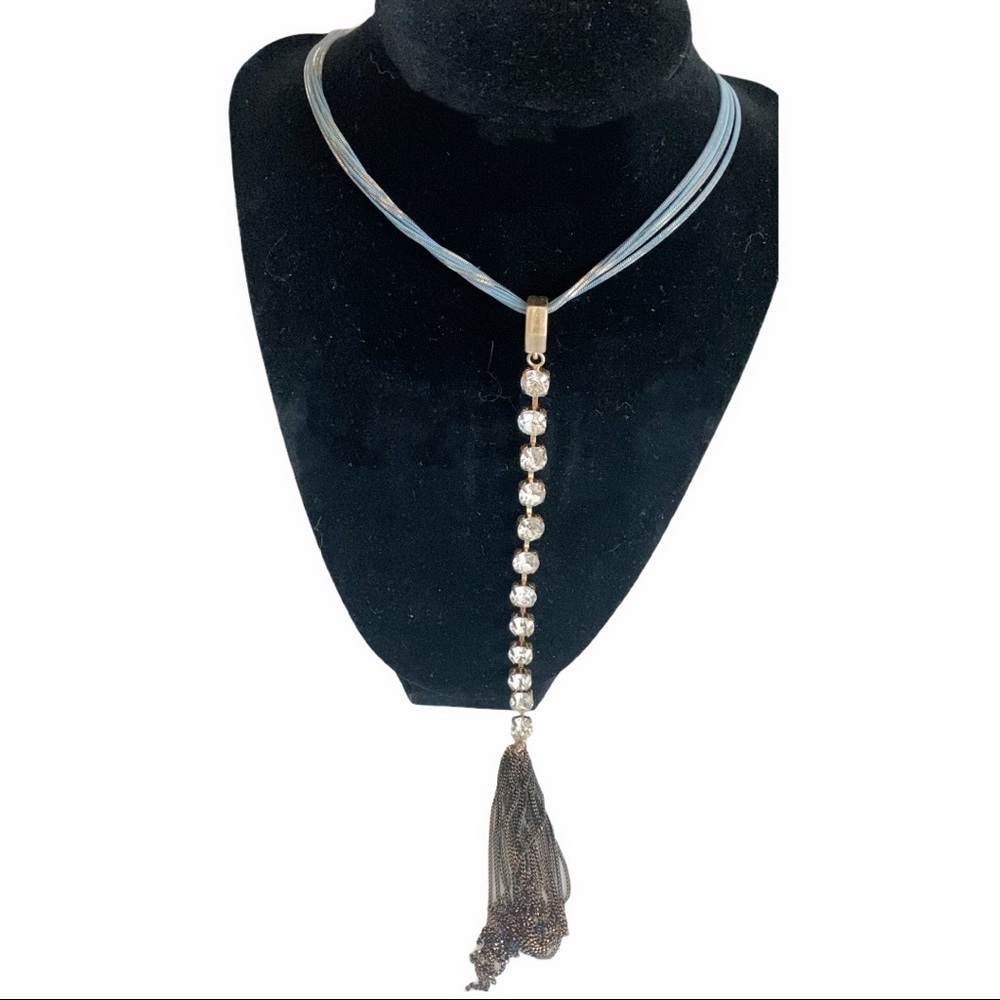 Twelve Stone Tassel Pendant
